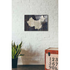 Epic Art 'Old World Map China' by Wild Apple Portfolio, Acrylic Glass Wall Art,16x24
