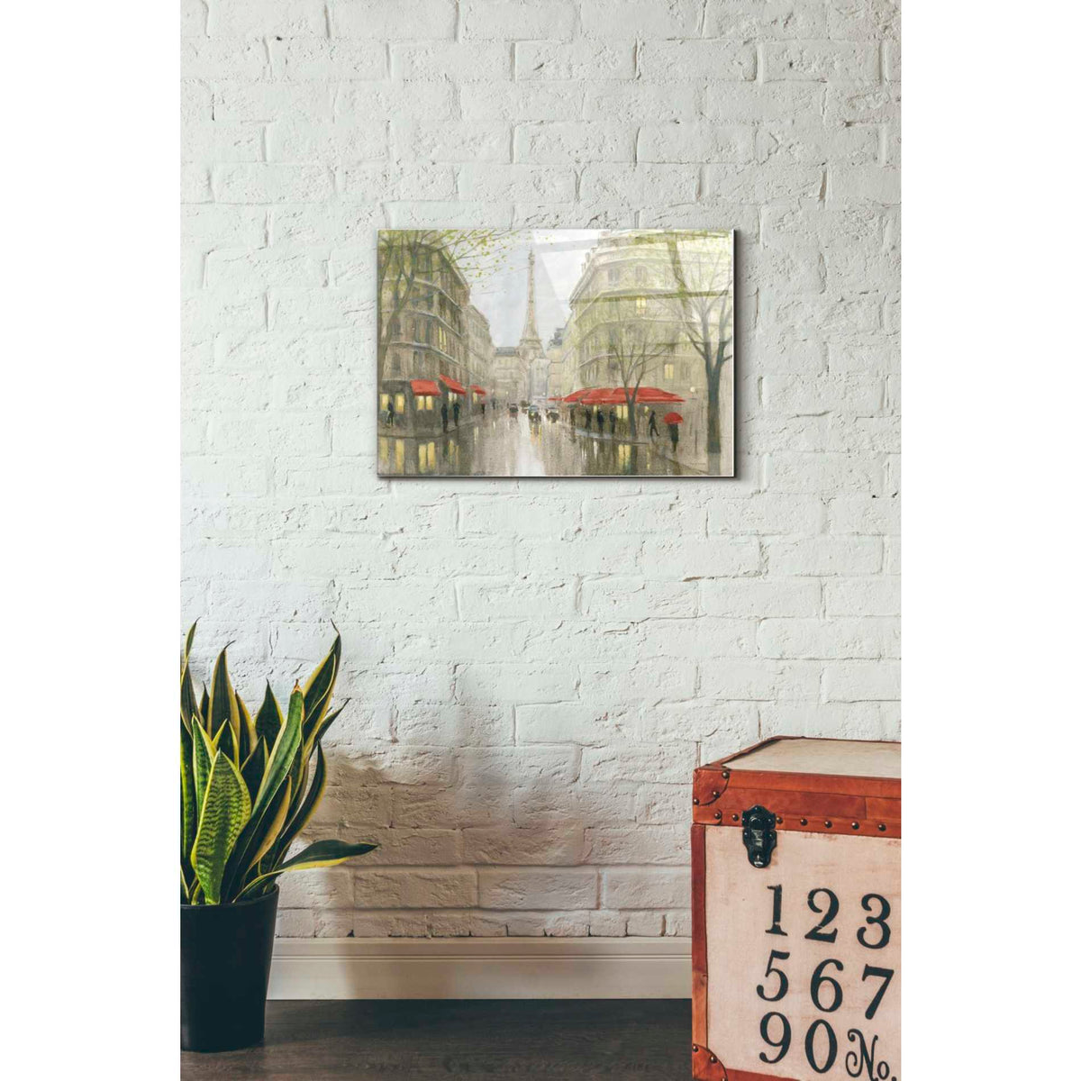 Epic Art 'Impression of Paris' by Myles Sullivan, Acrylic Glass Wall Art,16x24