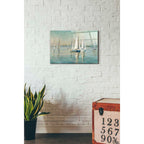 Epic Art 'Sailboats At Sunrise' by Danhui Nai, Acrylic Glass Wall Art,16x24