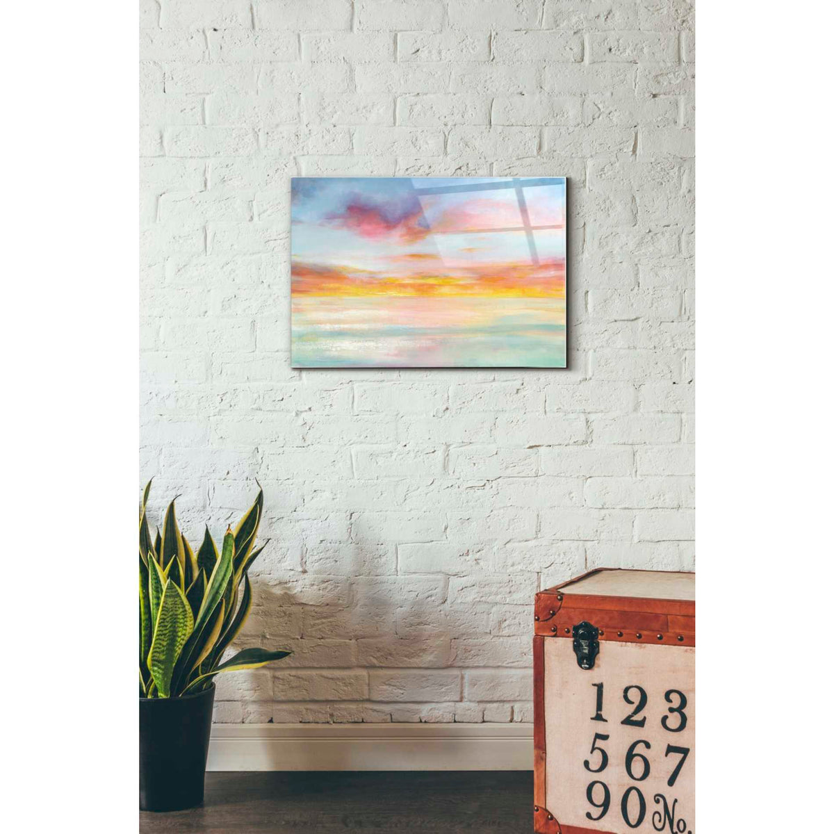 Epic Art 'Pastel Sky' by Danhui Nai, Acrylic Glass Wall Art,16x24