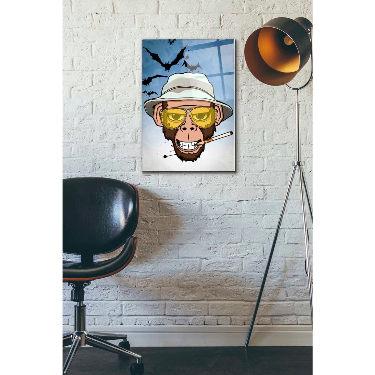 Epic Art 'Monkey Business in Las Vegas' by Nicklas Gustafsson, Acrylic Glass Wall Art,16x24