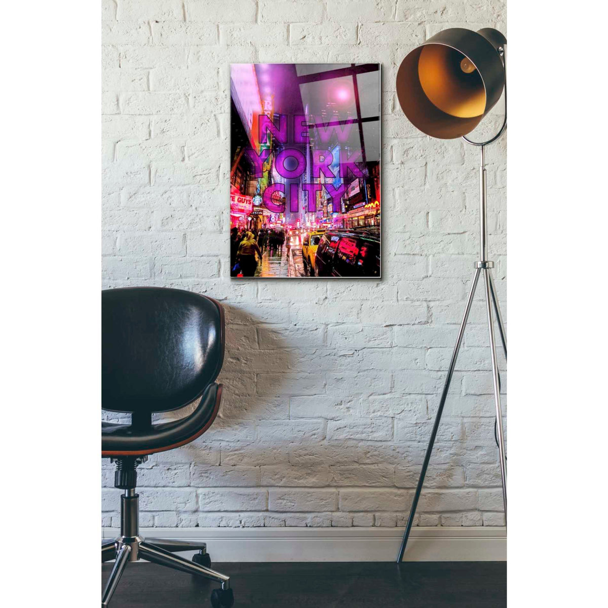 Epic Art 'New York City Color' by Nicklas Gustafsson, Acrylic Glass Wall Art,16x24
