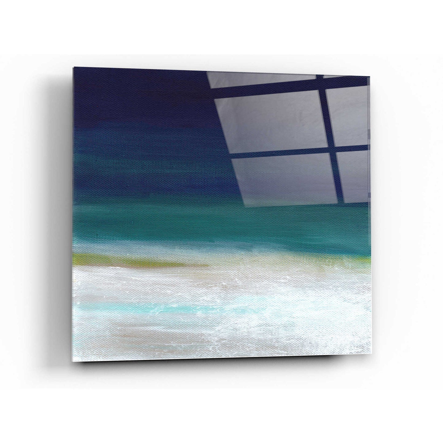 Epic Art 'Beach IV' by Linda Woods, Acrylic Glass Wall Art,24x24