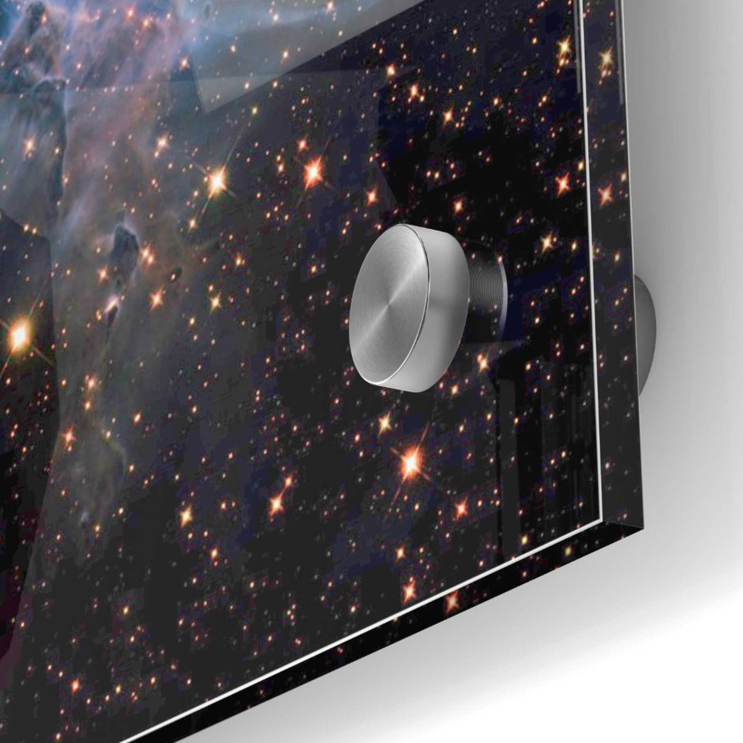 Epic Art "Mystic Mountain Infrared" Hubble Space Telescope Acrylic Glass Wall Art,24x24