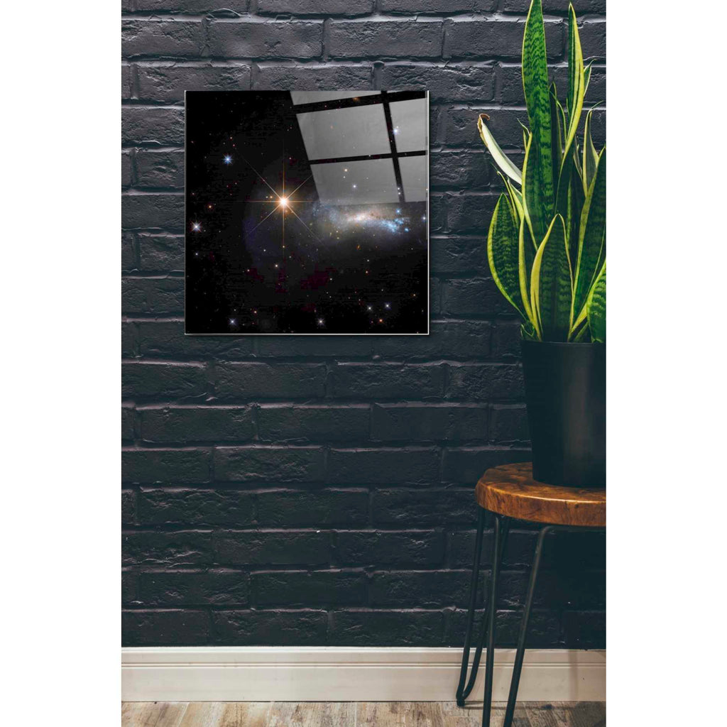 Epic Art "Outshine" Hubble Space Telescope Acrylic Glass Wall Art,24x24