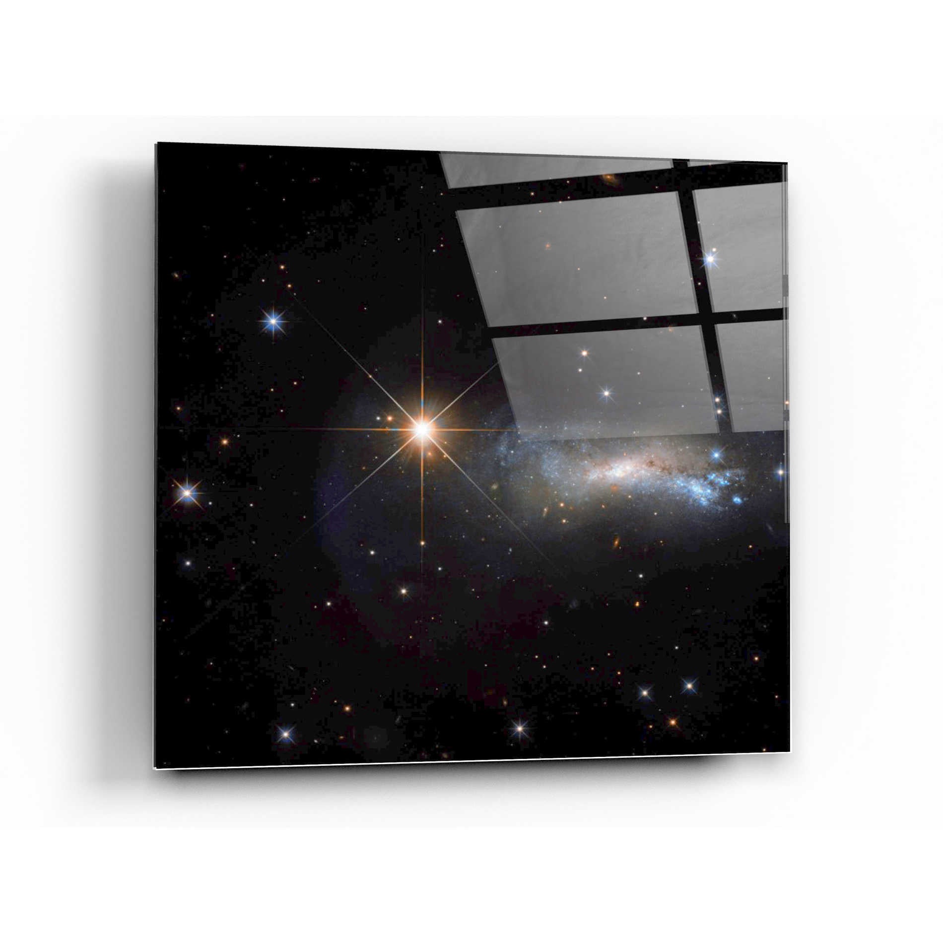 Epic Art "Outshine" Hubble Space Telescope Acrylic Glass Wall Art,24x24