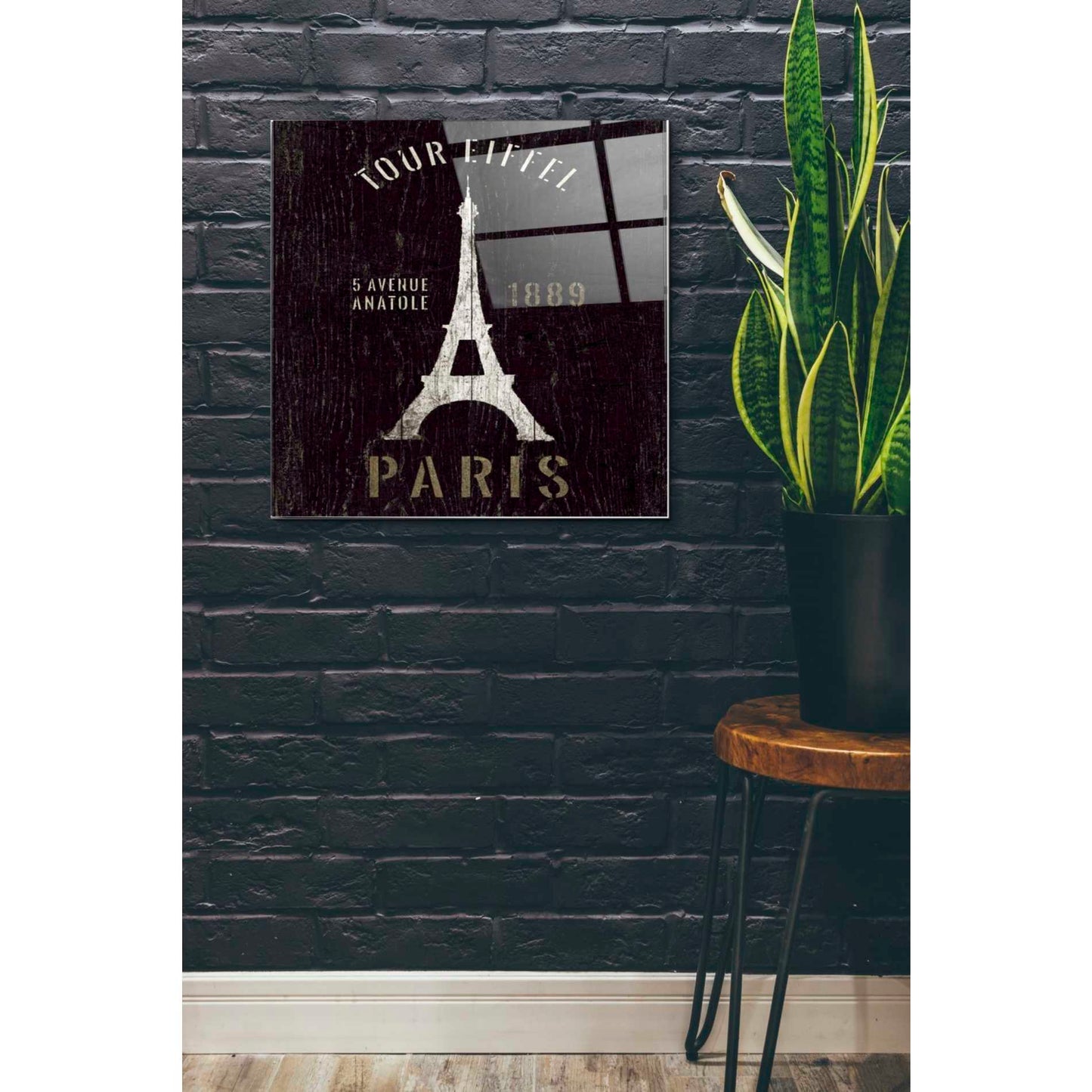 Epic Art 'Refurbished Eiffel Tower' by Wild Apple Portfolio, Acrylic Glass Wall Art,24x24