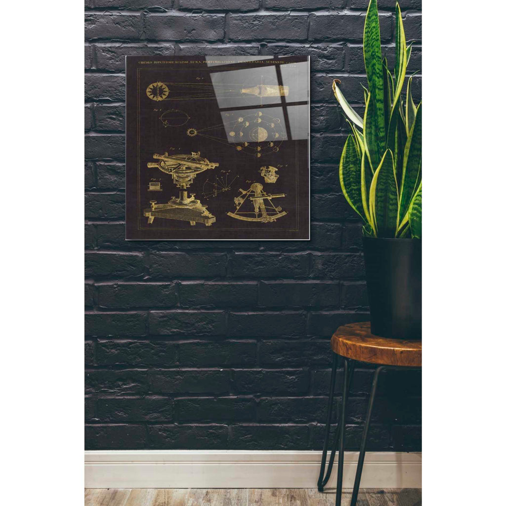 Epic Art 'Astronomical Chart II' by Wild Apple Portfolio, Acrylic Glass Wall Art,24x24