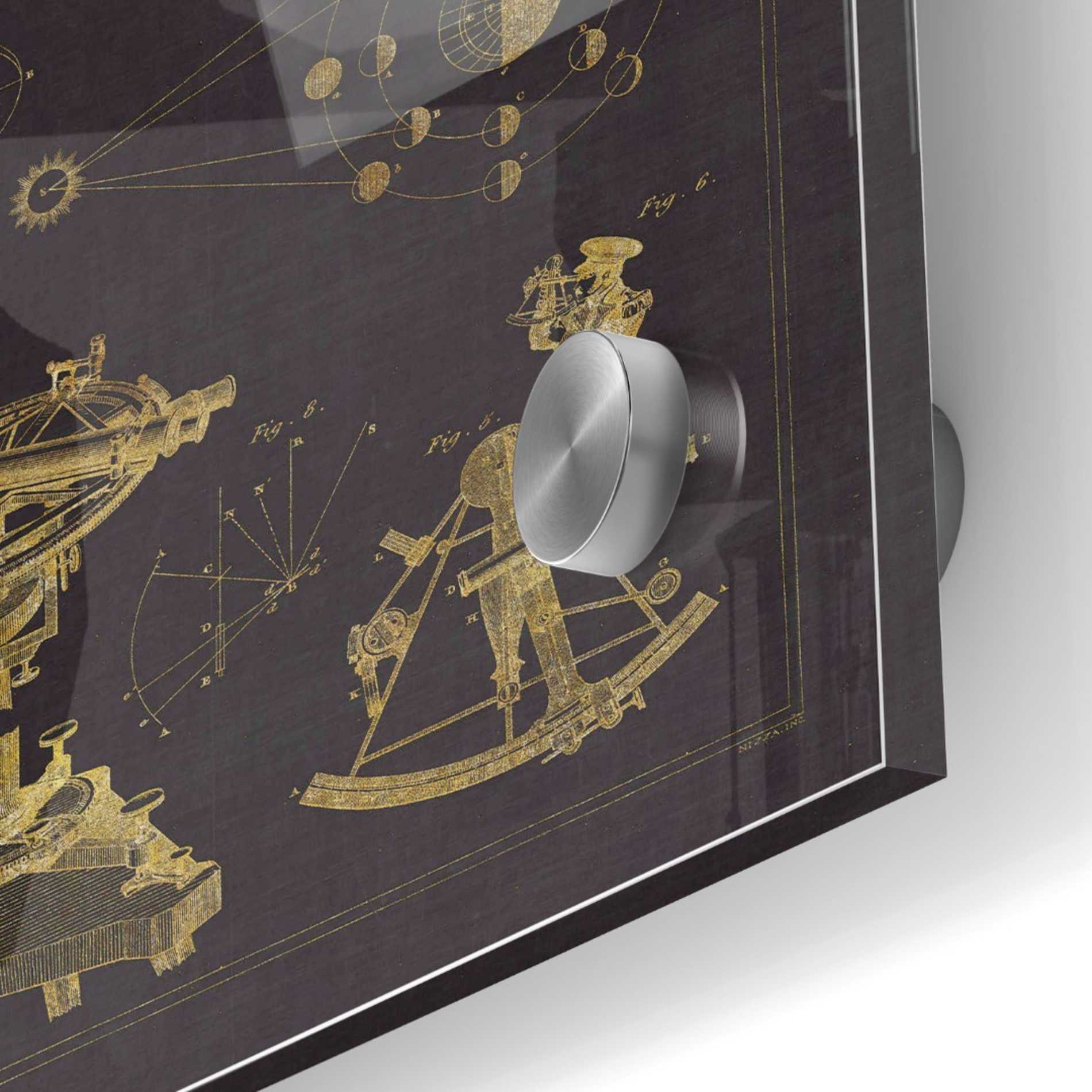 Epic Art 'Astronomical Chart II' by Wild Apple Portfolio, Acrylic Glass Wall Art,24x24