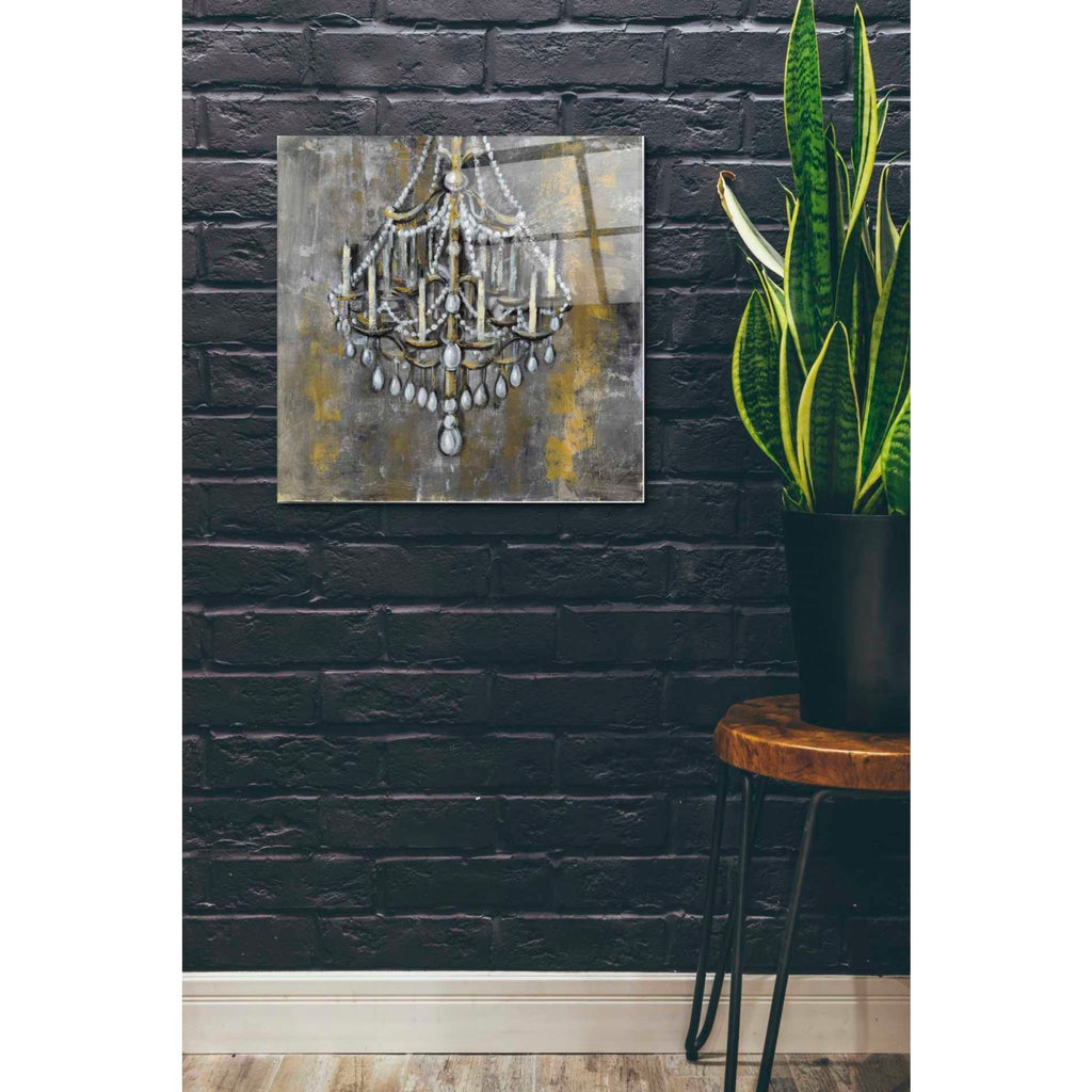 Epic Art 'Vintage Chandelier I' by Silvia Vassileva, Acrylic Glass Wall Art,24x24