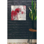 Epic Art 'Stone Gardens II Red' by Silvia Vassileva, Acrylic Glass Wall Art,24x24