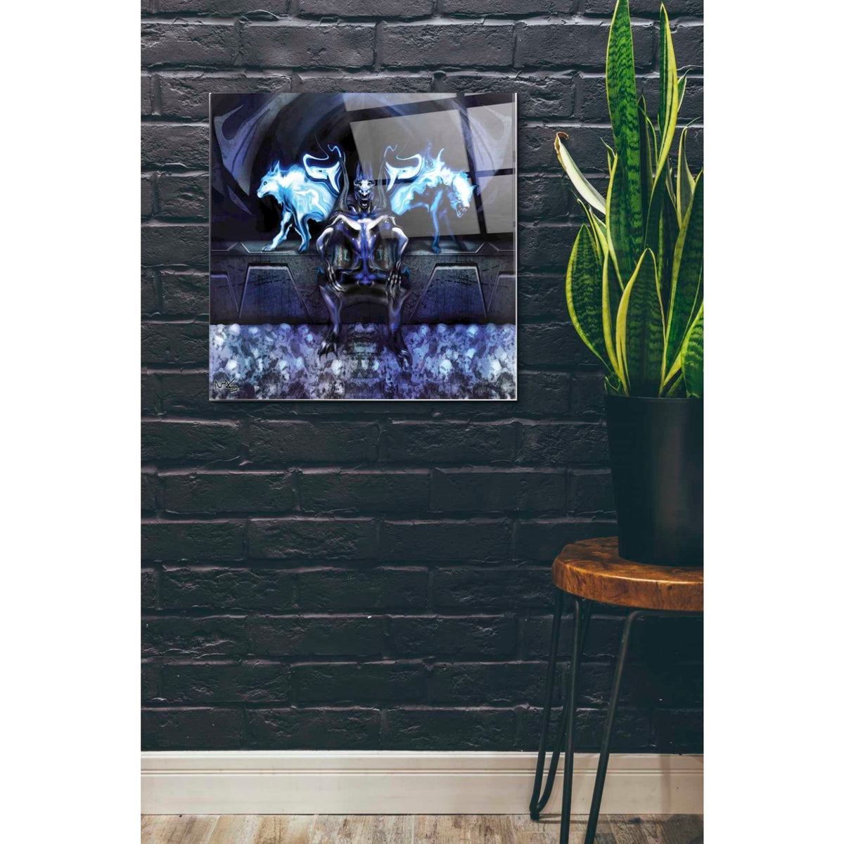Epic Art 'Krown' by Michael Stewart, Acrylic Glass Wall Art,24x24