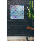 Epic Art 'Touching Circles II' by Danhui Nai, Acrylic Glass Wall Art,24x24