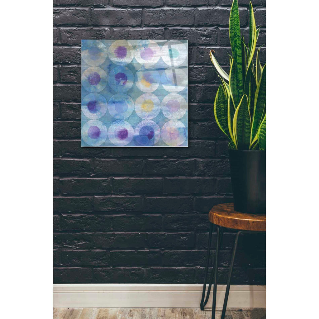 Epic Art 'Touching Circles III' by Danhui Nai, Acrylic Glass Wall Art,24x24