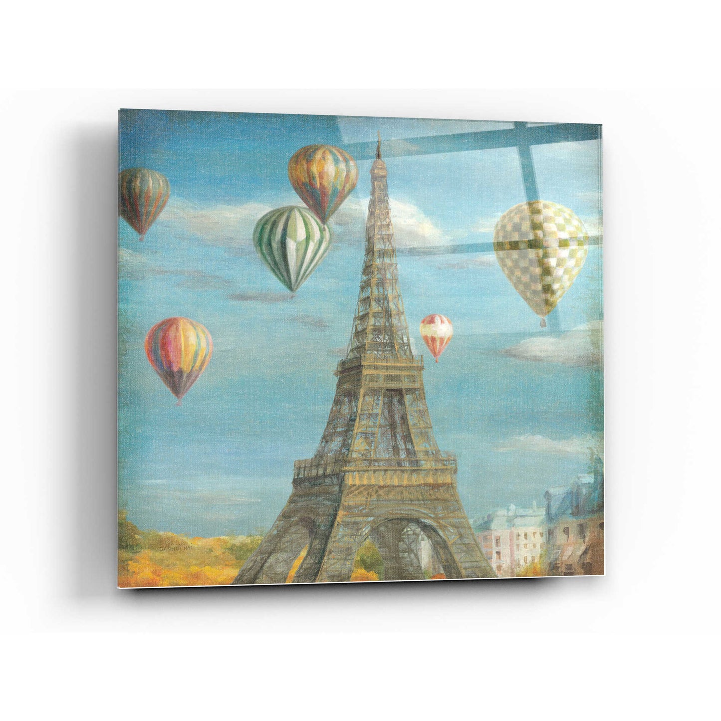 Epic Art 'Balloon Festival' by Danhui Nai, Acrylic Glass Wall Art,24x24