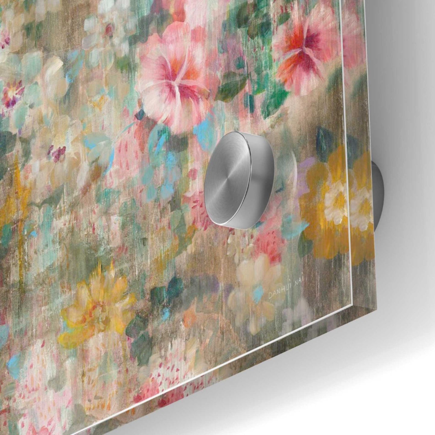 Epic Art 'Flower Shower' by Danhui Nai, Acrylic Glass Wall Art,24x24