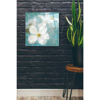 Epic Art 'Indiness Blossom Square Vintage I' by Danhui Nai, Acrylic Glass Wall Art,24x24