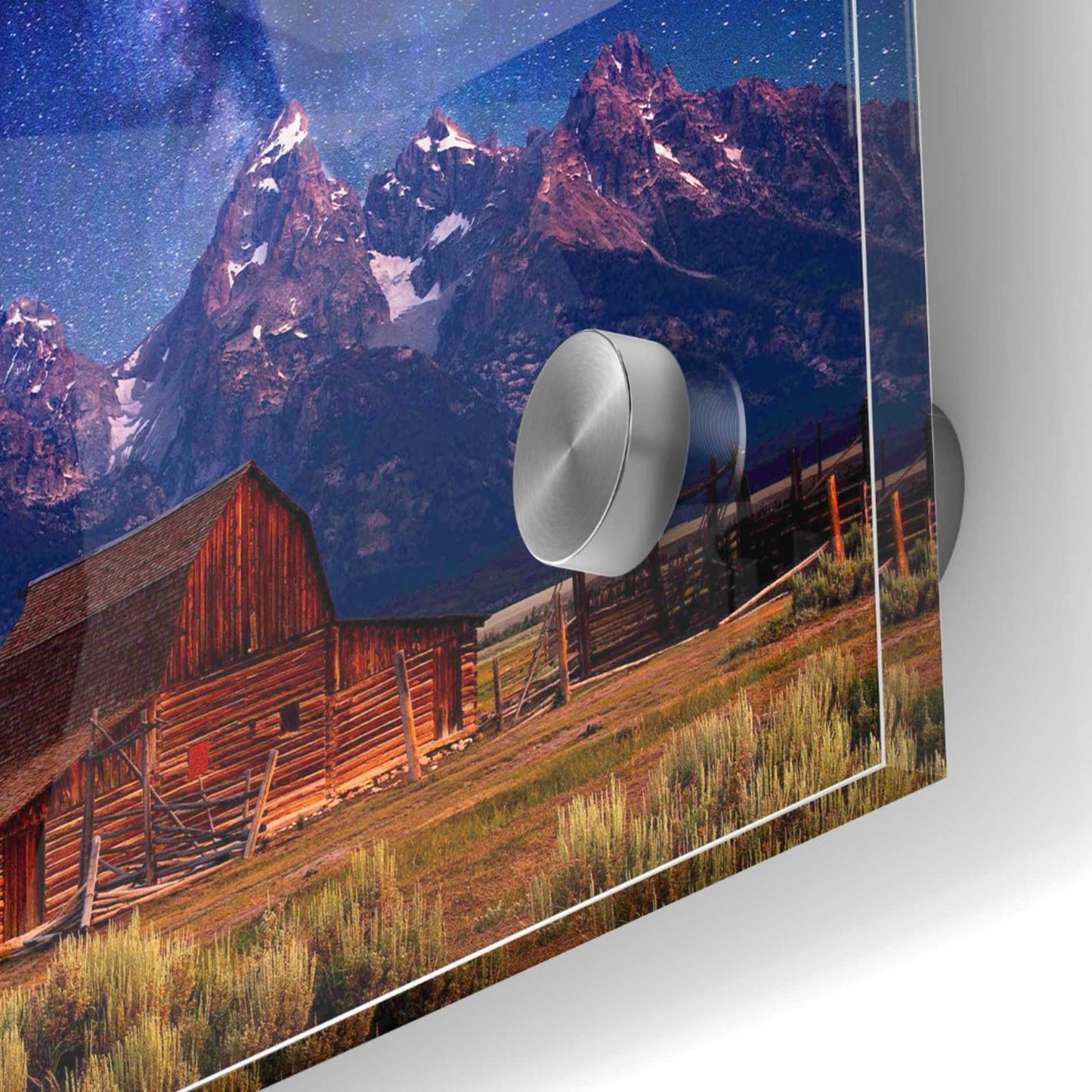 Epic Art "Teton Nights" by Darren White, Acrylic Glass Wall Art,24x24