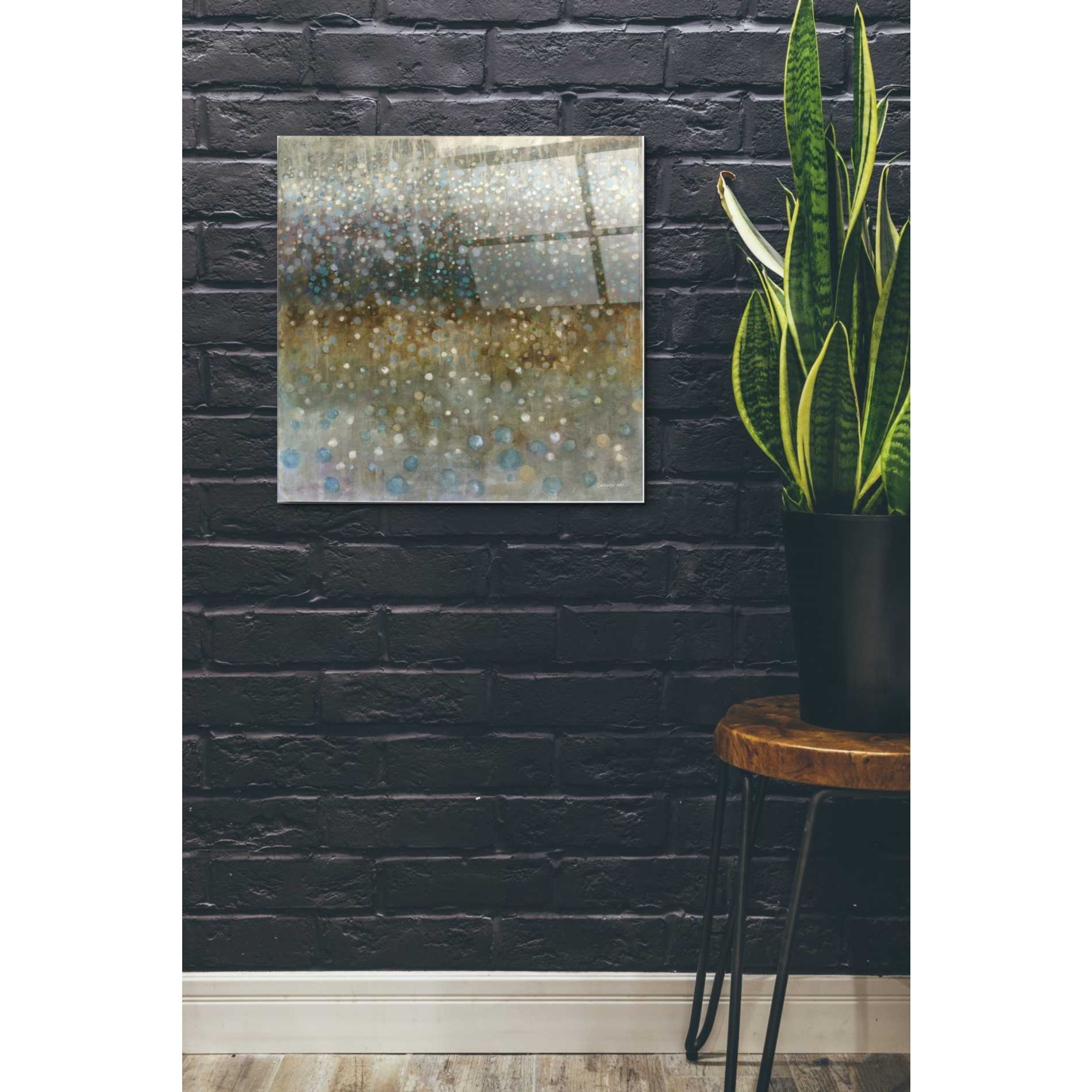 Epic Art 'Abstract Rain' by Danhui Nai, Acrylic Glass Wall Art,24x24