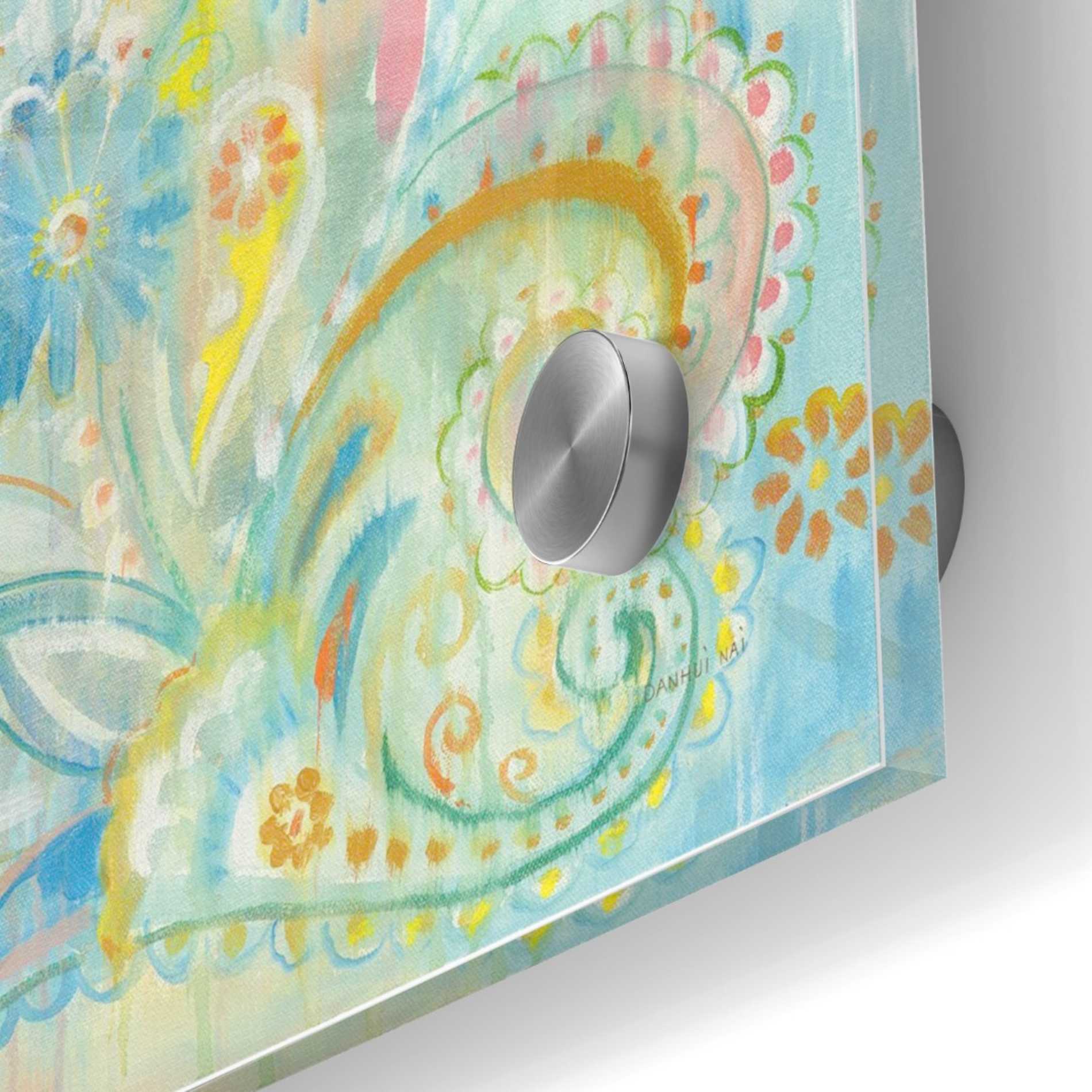 Epic Art 'Spring Dream Paisley XIII' by Danhui Nai, Acrylic Glass Wall Art,24x24
