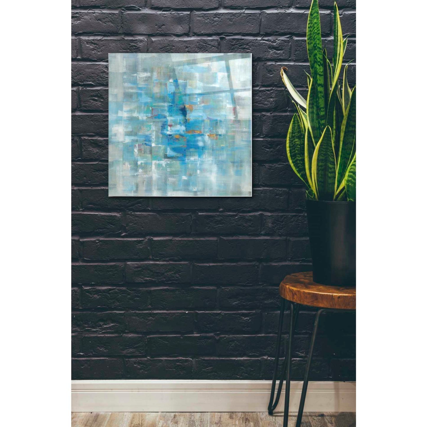 Epic Art 'Abstract Squares' by Danhui Nai, Acrylic Glass Wall Art,24x24