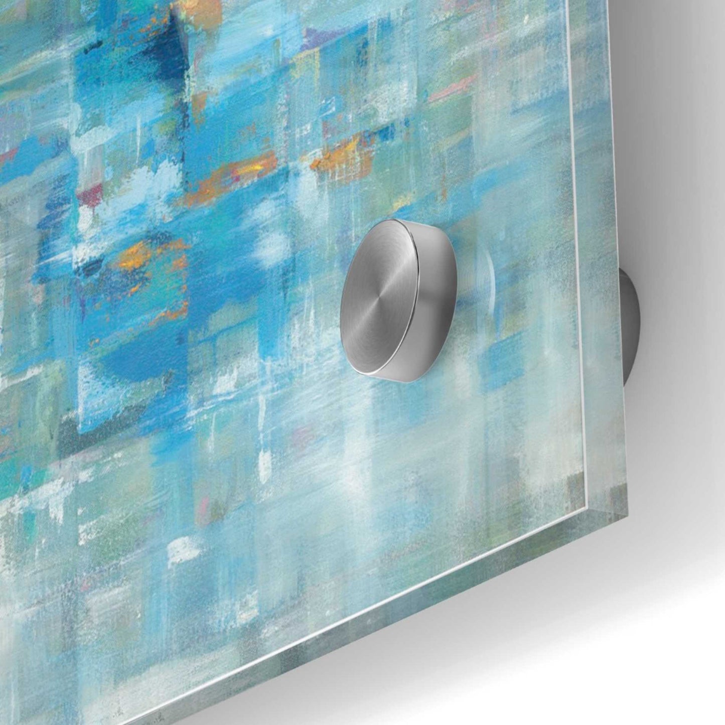 Epic Art 'Abstract Squares' by Danhui Nai, Acrylic Glass Wall Art,24x24