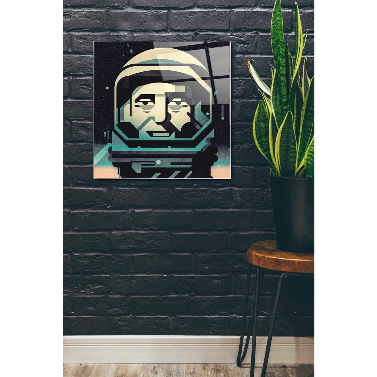 Epic Art 'Mercury' by Antony Squizzato, Acrylic Glass Wall Art,24x24