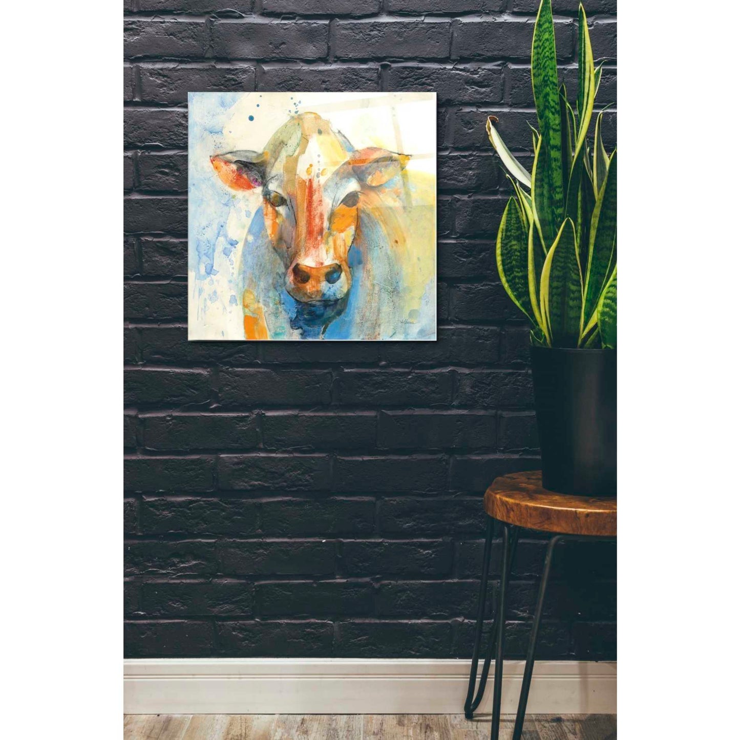 Epic Art 'Happy Cows II' by Albena Hristova, Acrylic Glass Wall Art,24x24