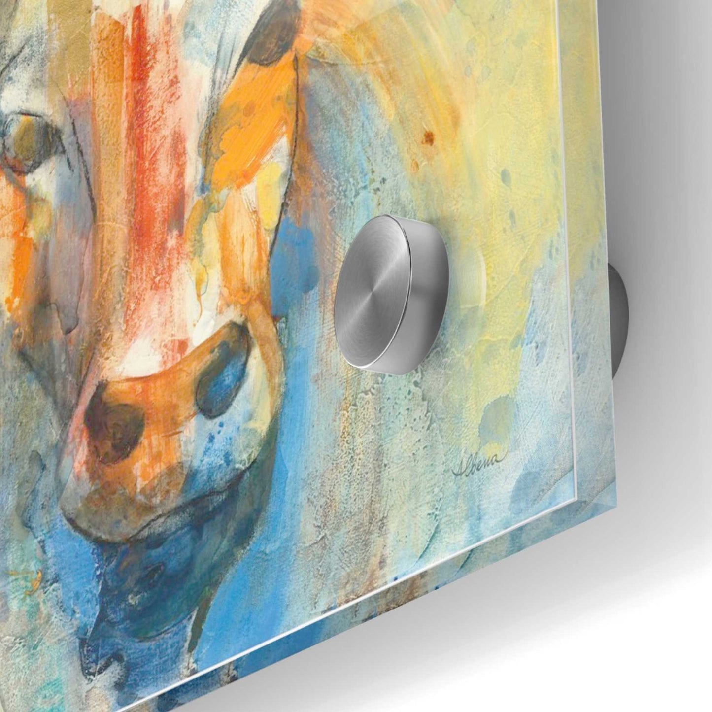 Epic Art 'Happy Cows II' by Albena Hristova, Acrylic Glass Wall Art,24x24