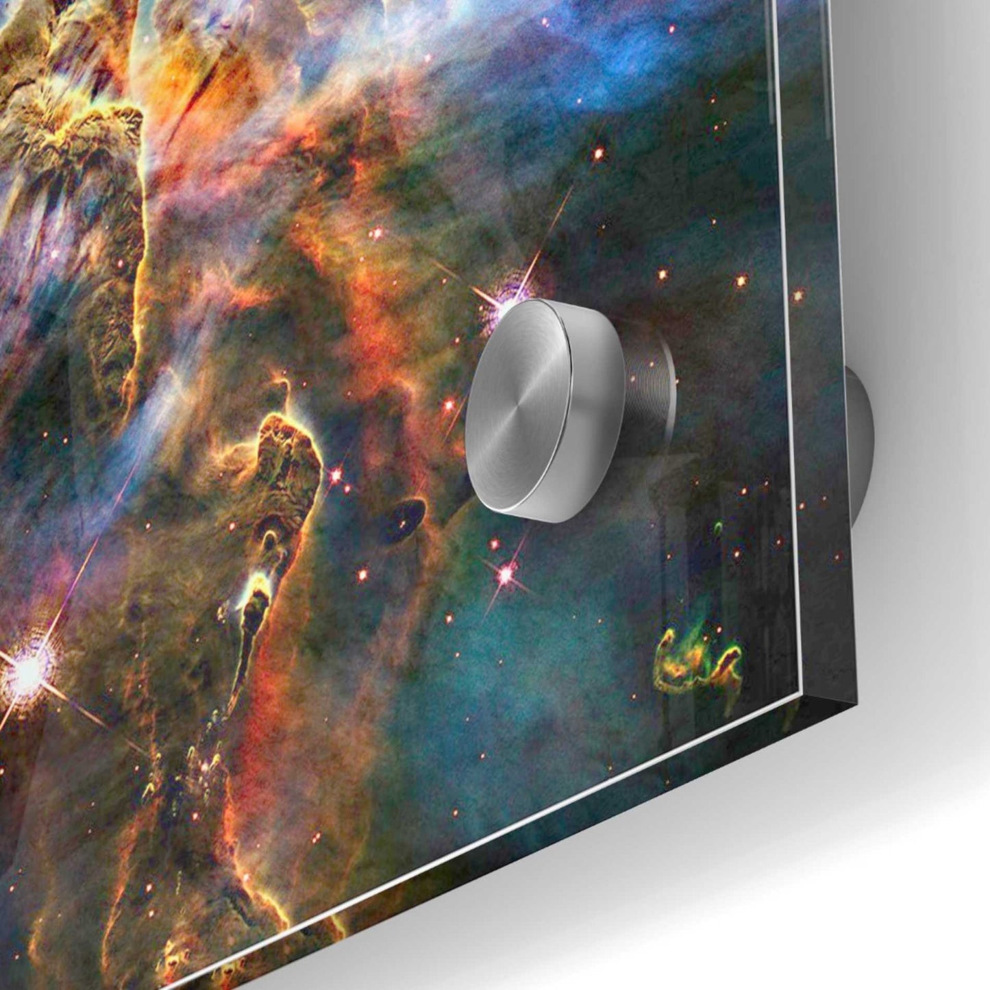 Epic Art "Mystic Mountain" Hubble Space Telescope Acrylic Glass Wall Art,24x24