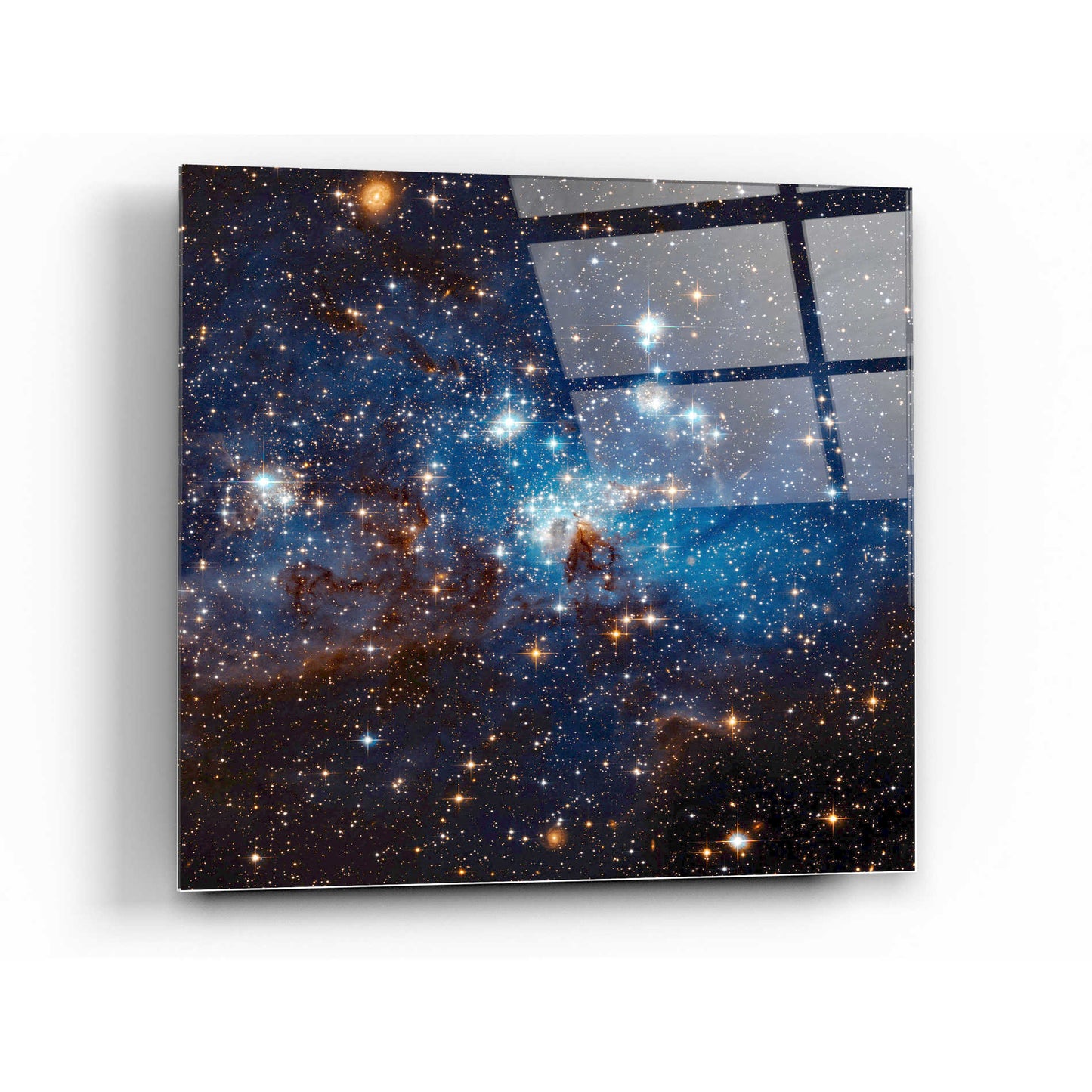 Epic Art "LH 95 Star Cluster" Hubble Space Telescope Acrylic Glass Wall Art,24x24