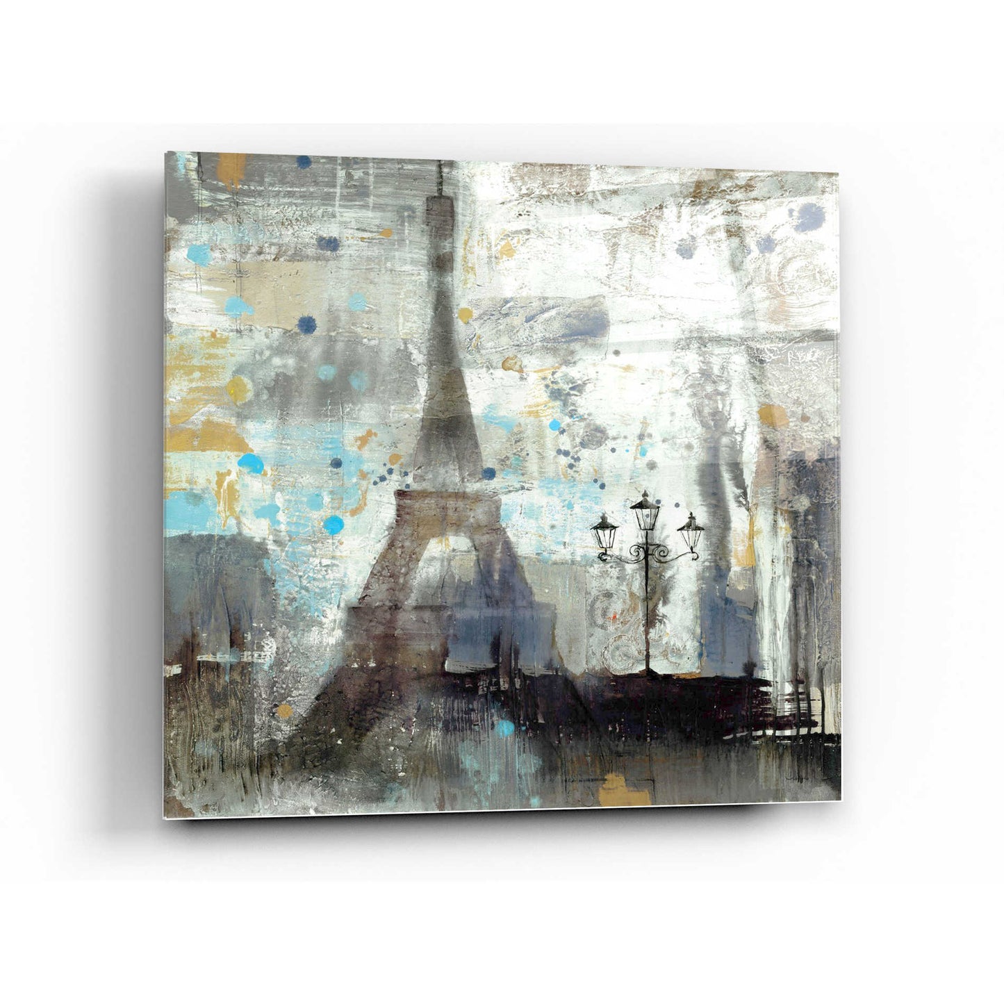 Epic Art 'Eiffel Tower Neutral' by Albena Hristova, Acrylic Glass Wall Art,24x24
