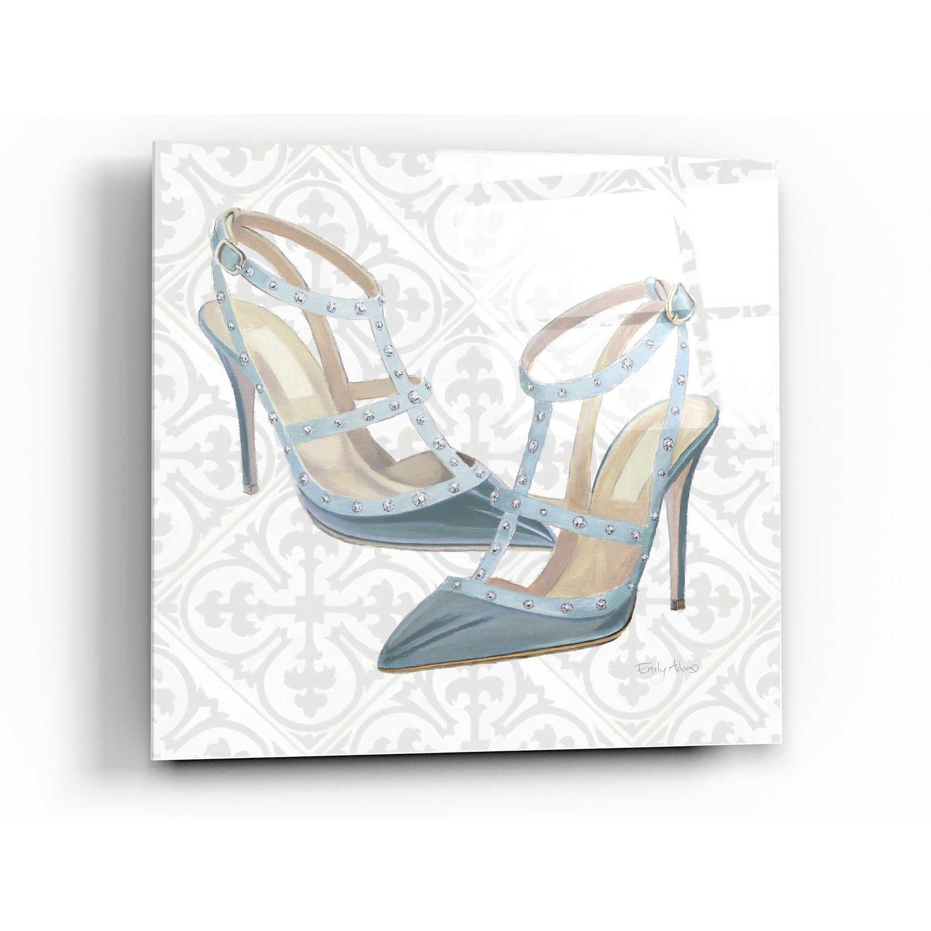 Epic Art 'Must Have Fashion II' by Emily Adams, Acrylic Glass Wall Art,24x24