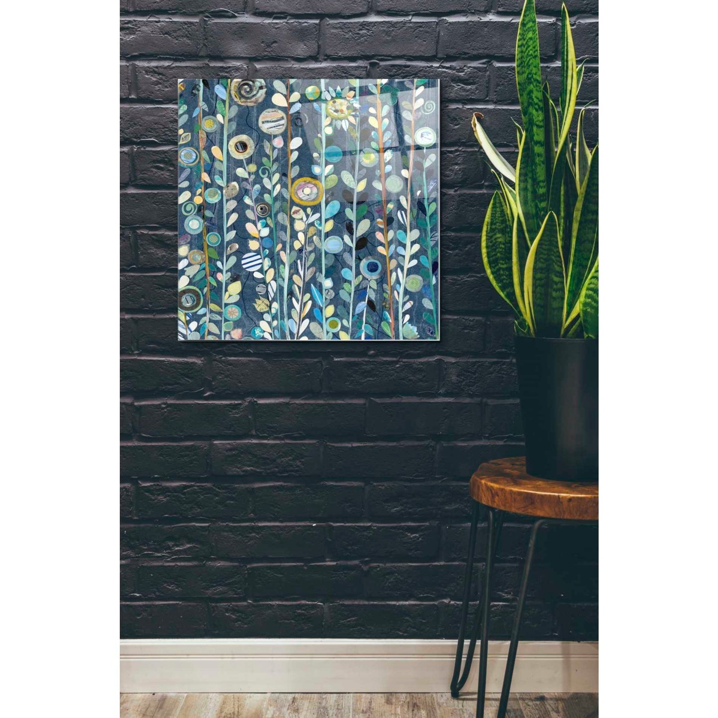 Epic Art 'Navy Blue Sky Crop' by Candra Boggs, Acrylic Glass Wall Art,24x24