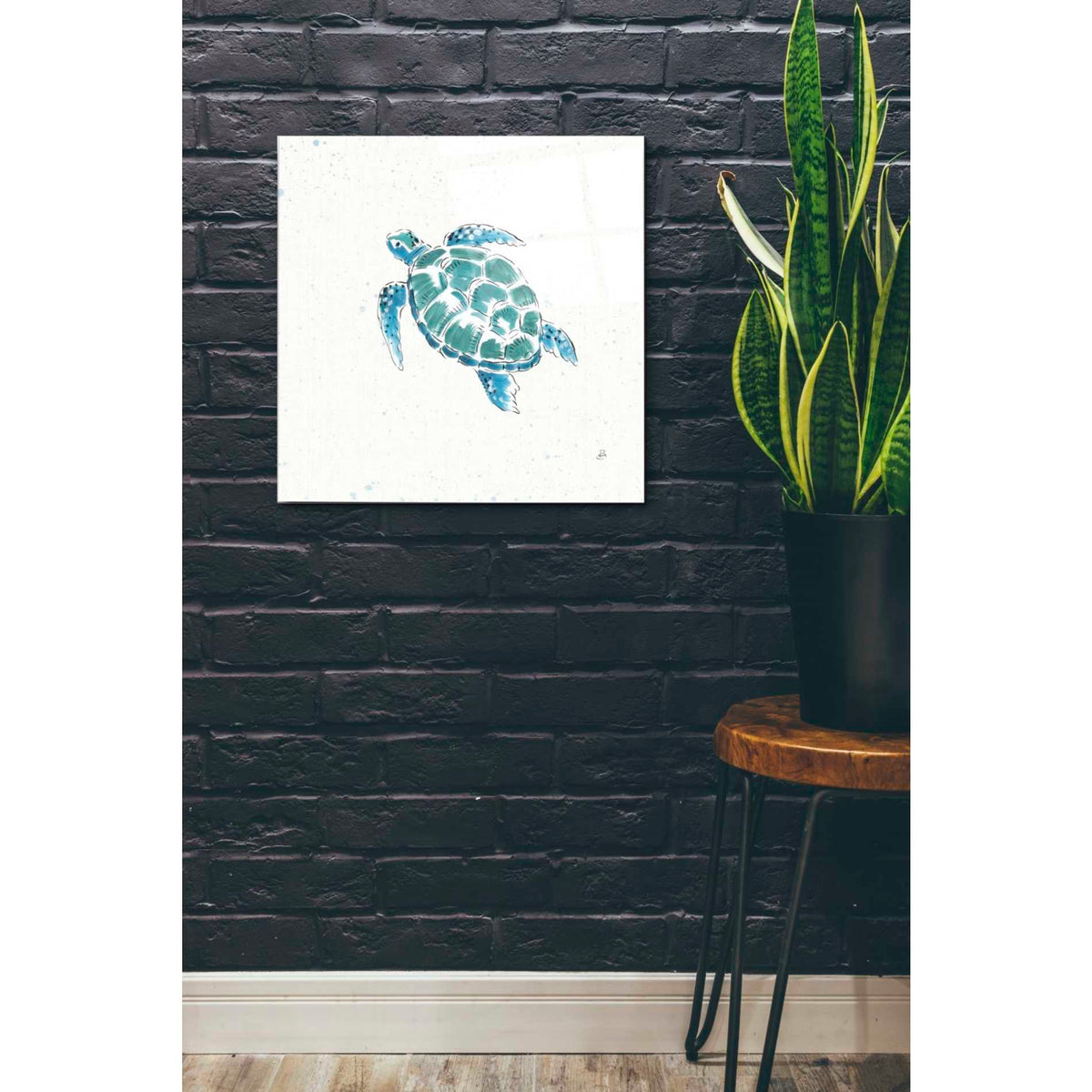 Epic Art 'Maritime VII' by Daphne Brissonet, Acrylic Glass Wall Art,24x24