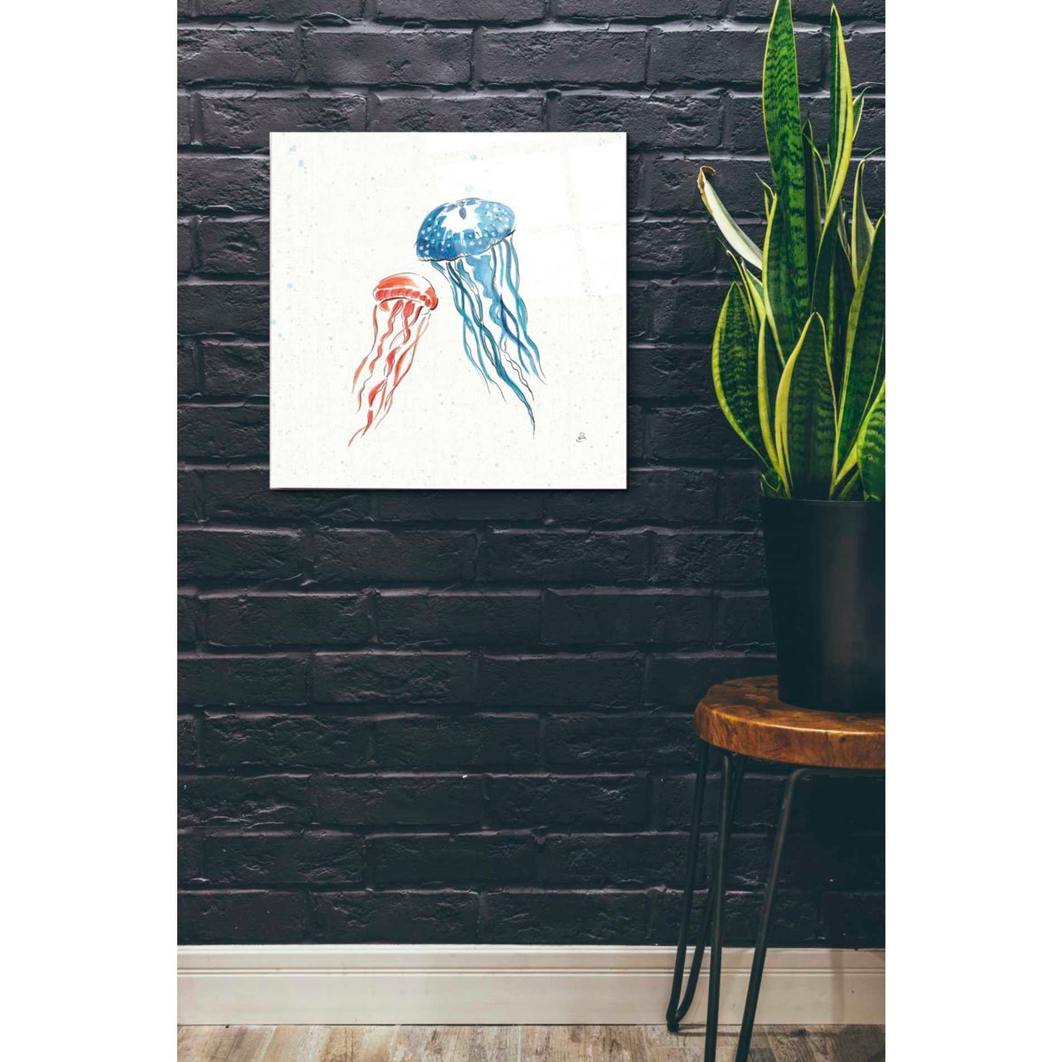 Epic Art 'Maritime VI' by Daphne Brissonet, Acrylic Glass Wall Art,24x24
