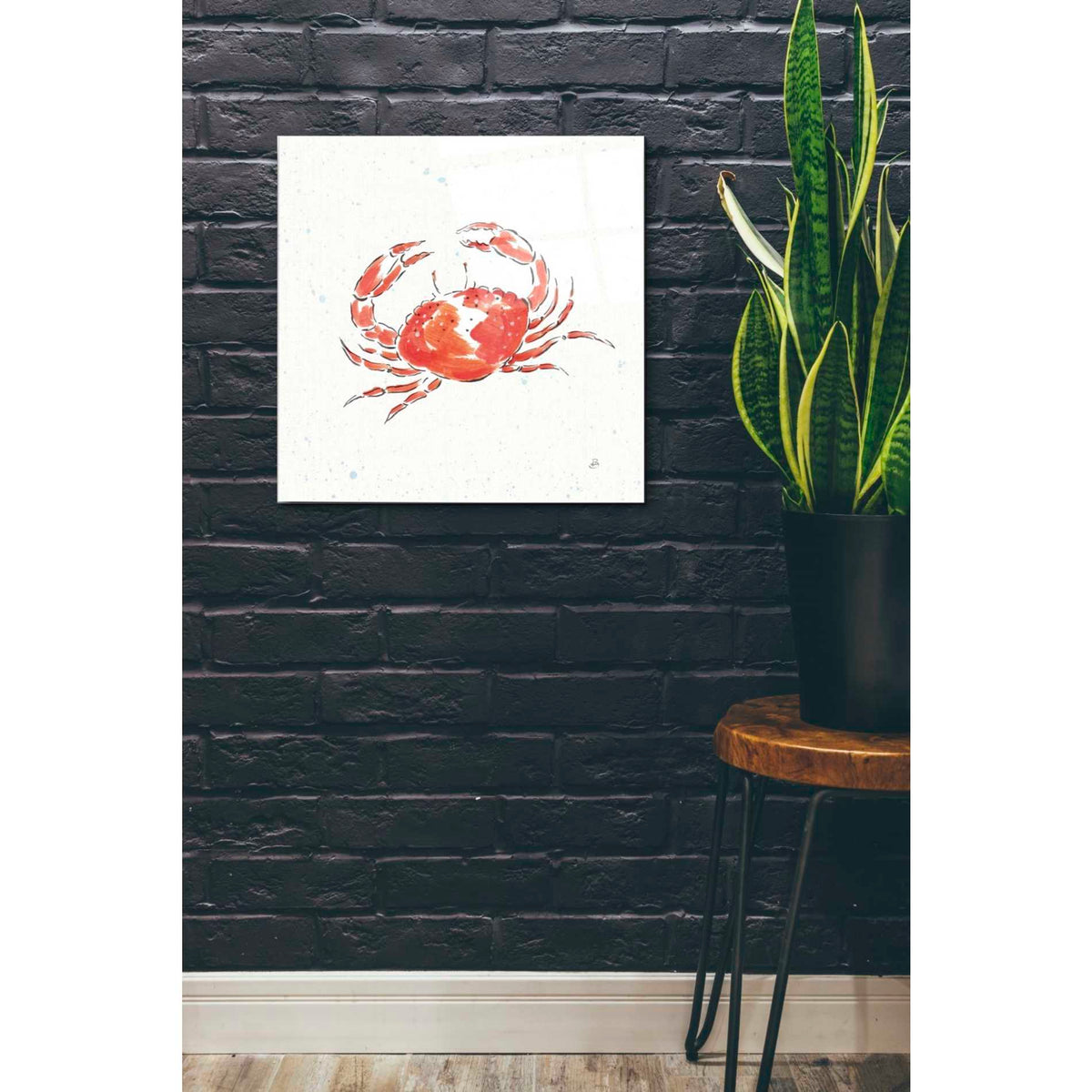 Epic Art 'Maritime XI' by Daphne Brissonet, Acrylic Glass Wall Art,24x24