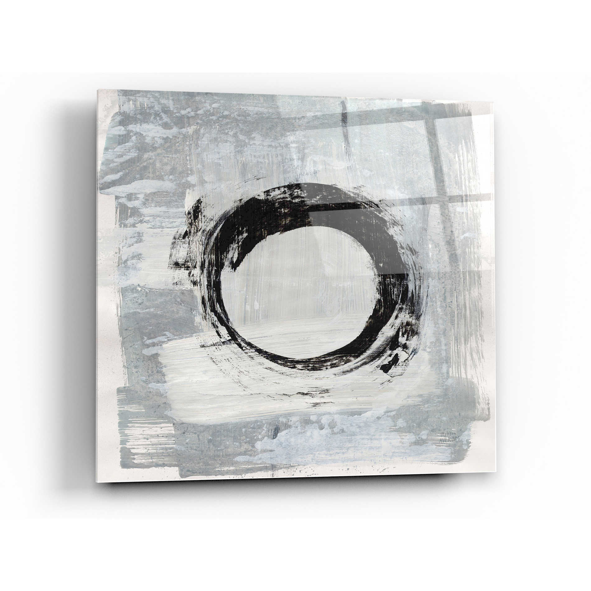 Epic Art 'Zen Circle I Crop' by Melissa Averinos, Acrylic Glass Wall Art,24x24
