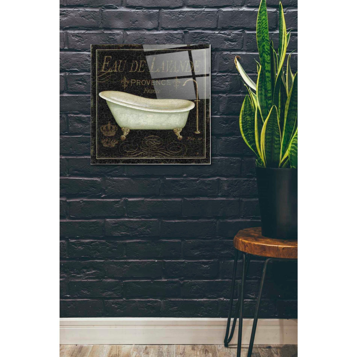 Epic Art 'Bain de Luxe I' by Daphne Brissonet, Acrylic Glass Wall Art,24x24
