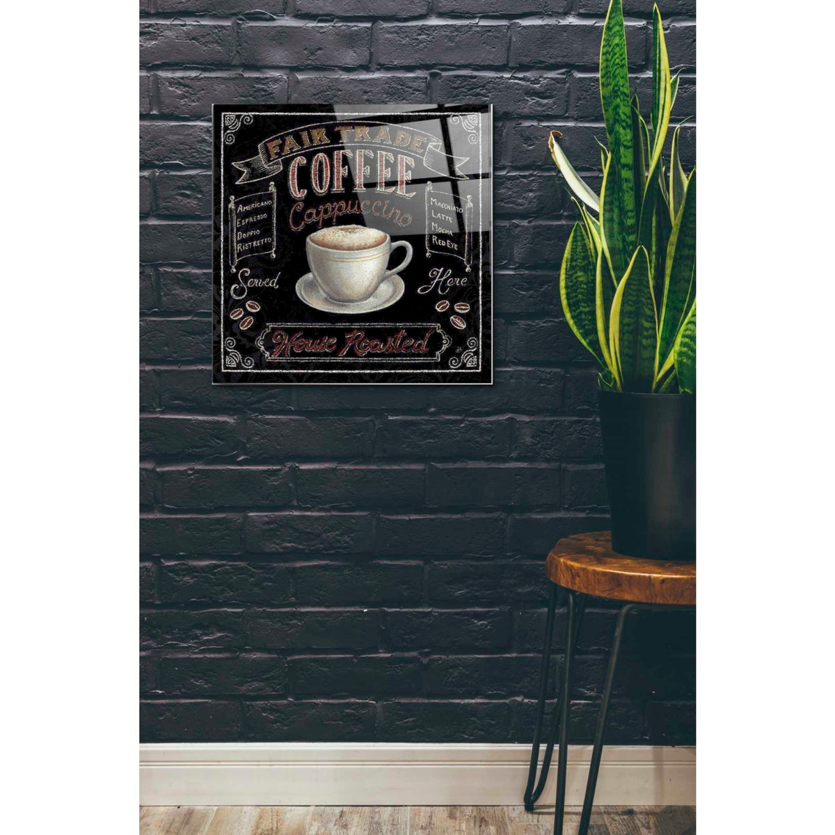Epic Art 'Morning Treat Square I' by Daphne Brissonet, Acrylic Glass Wall Art,24x24