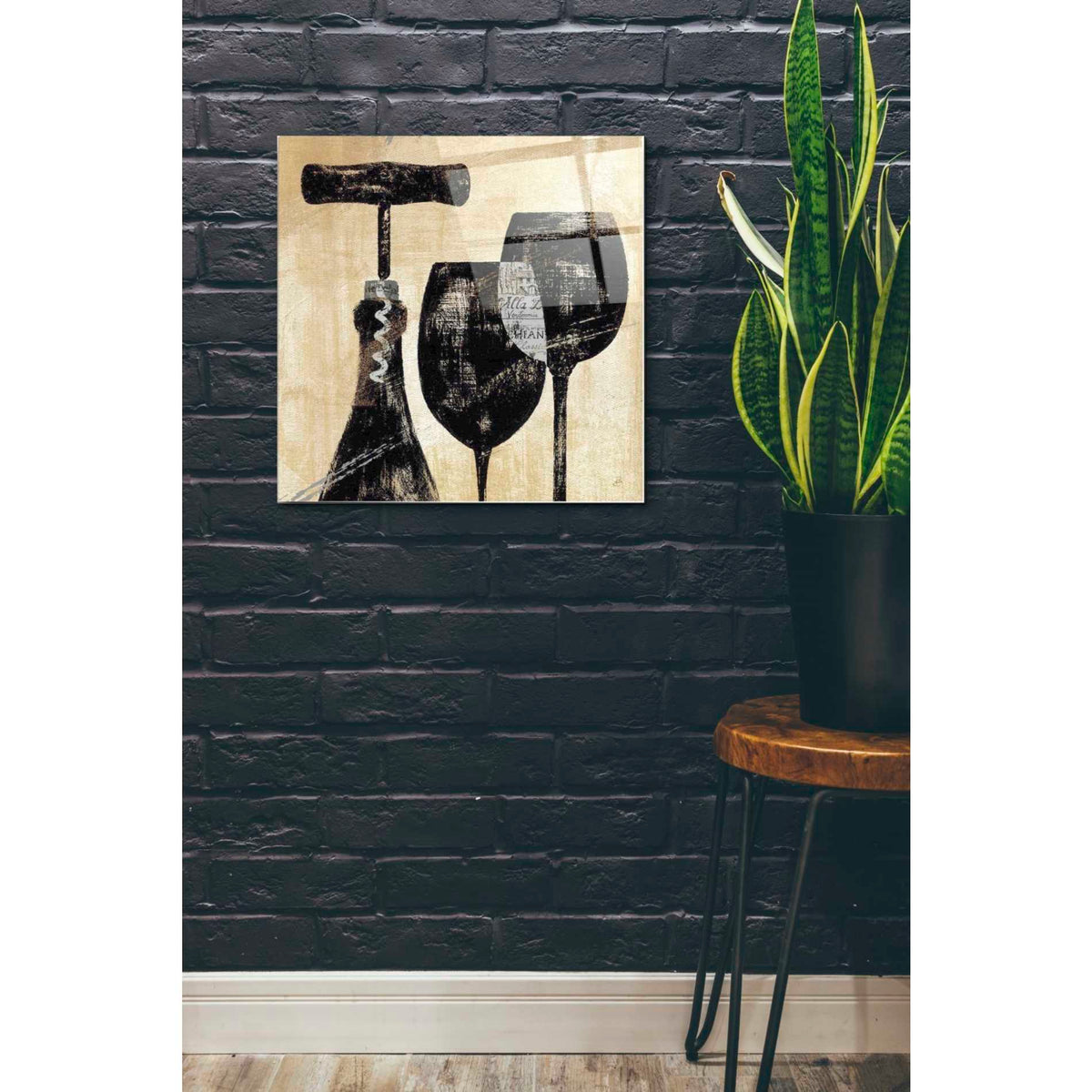 Epic Art 'Wine Selection II' by Daphne Brissonet, Acrylic Glass Wall Art,24x24