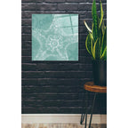 Epic Art 'Aqua Treasure I' by Daphne Brissonet, Acrylic Glass Wall Art,24x24