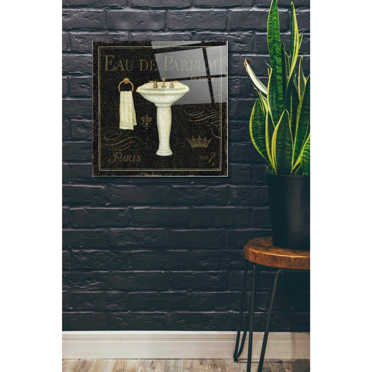 Epic Art 'Bain de Luxe III' by Daphne Brissonet, Acrylic Glass Wall Art,24x24
