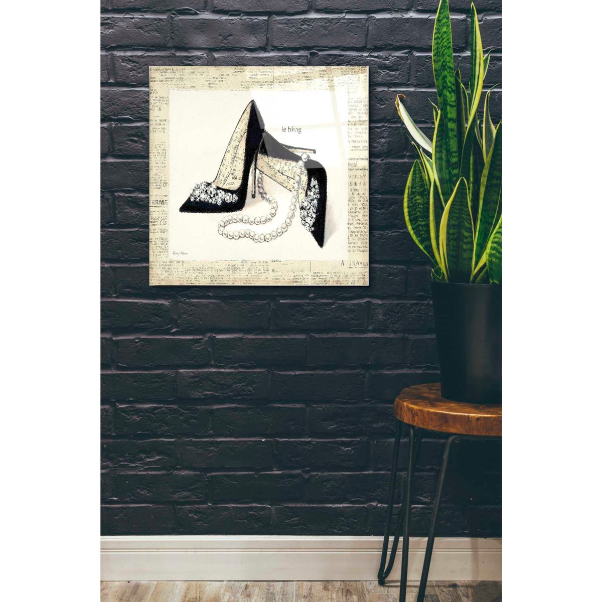 Epic Art 'From Emilys Closet IV' by Emily Adams, Acrylic Glass Wall Art,24x24