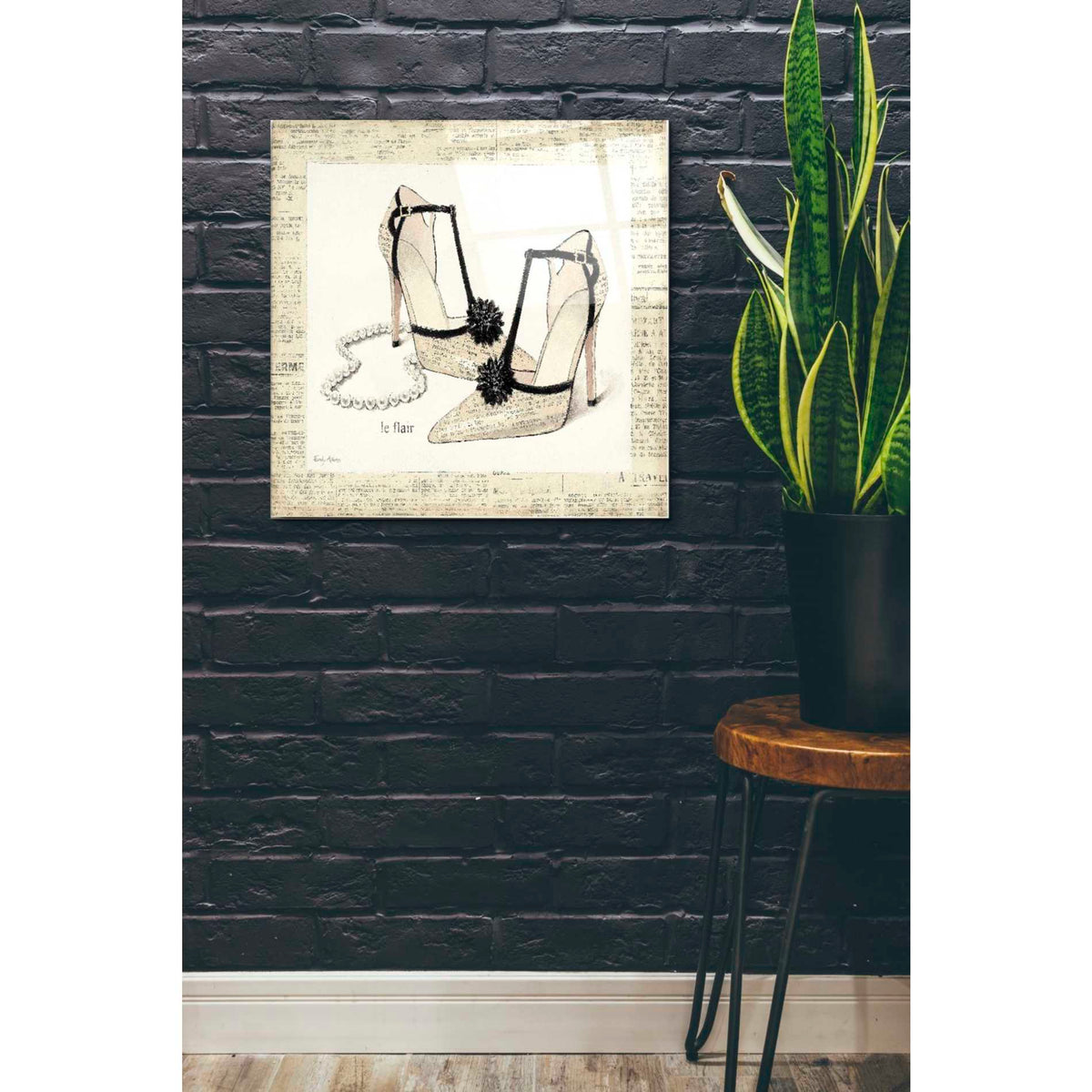 Epic Art 'From Emilys Closet I' by Emily Adams, Acrylic Glass Wall Art,24x24