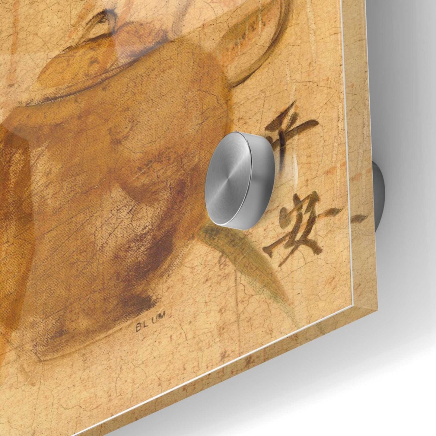 Epic Art 'Asian Teapot IV' by Cheri Blum, Acrylic Glass Wall Art,24x24