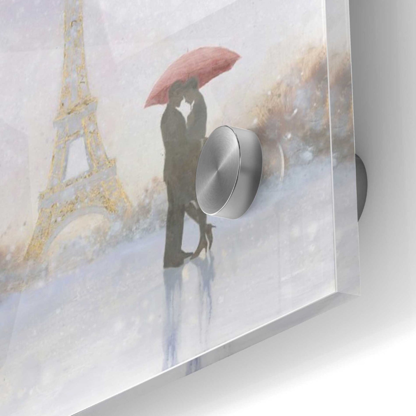 Epic Art 'Eiffel Romance' by Marco Fabiano, Acrylic Glass Wall Art,24x24