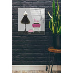 Epic Art 'Dress Fitting Boutique Sq III' by Marco Fabiano, Acrylic Glass Wall Art,24x24