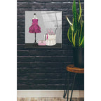 Epic Art 'Dress Fitting Boutique Sq II' by Marco Fabiano, Acrylic Glass Wall Art,24x24
