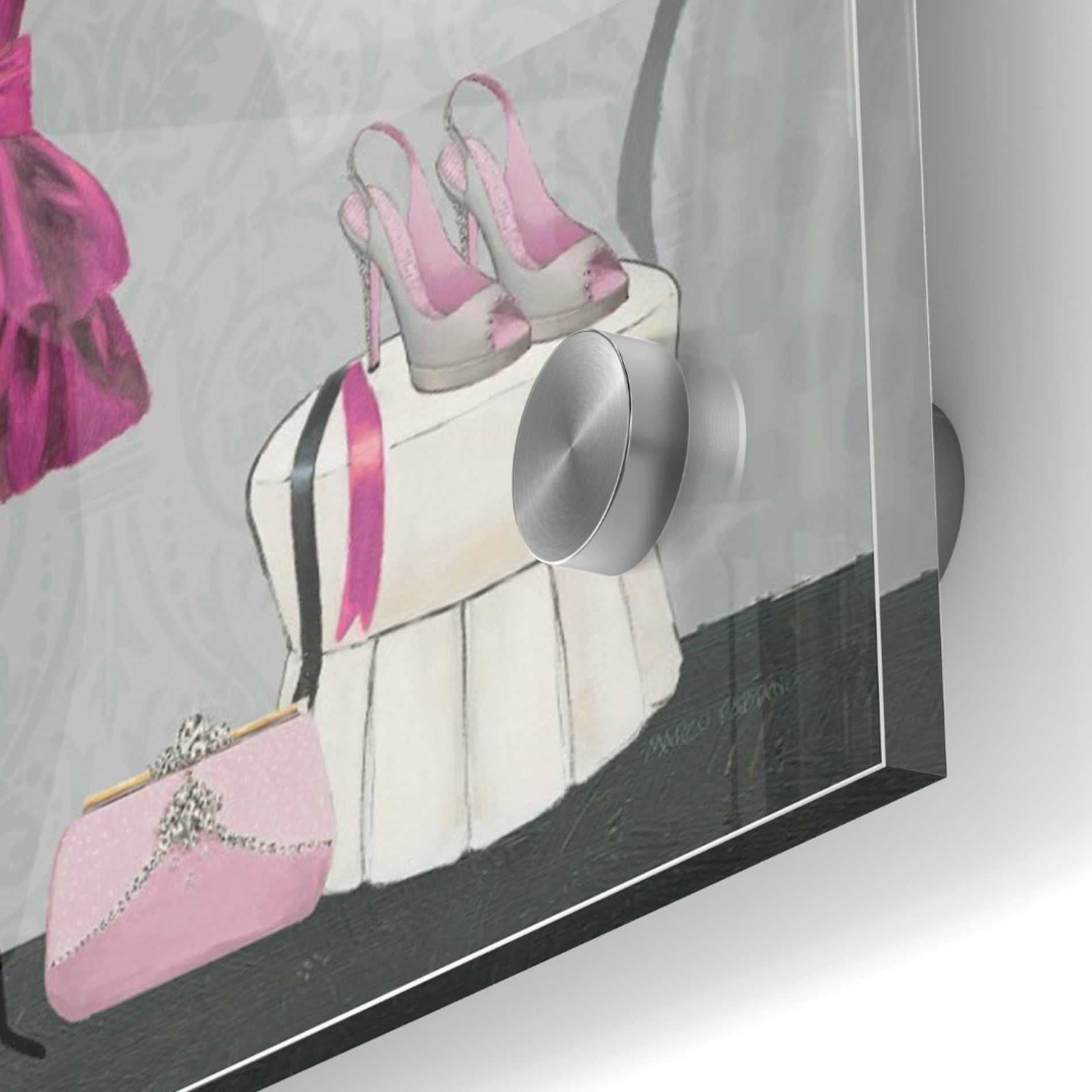 Epic Art 'Dress Fitting Boutique Sq II' by Marco Fabiano, Acrylic Glass Wall Art,24x24